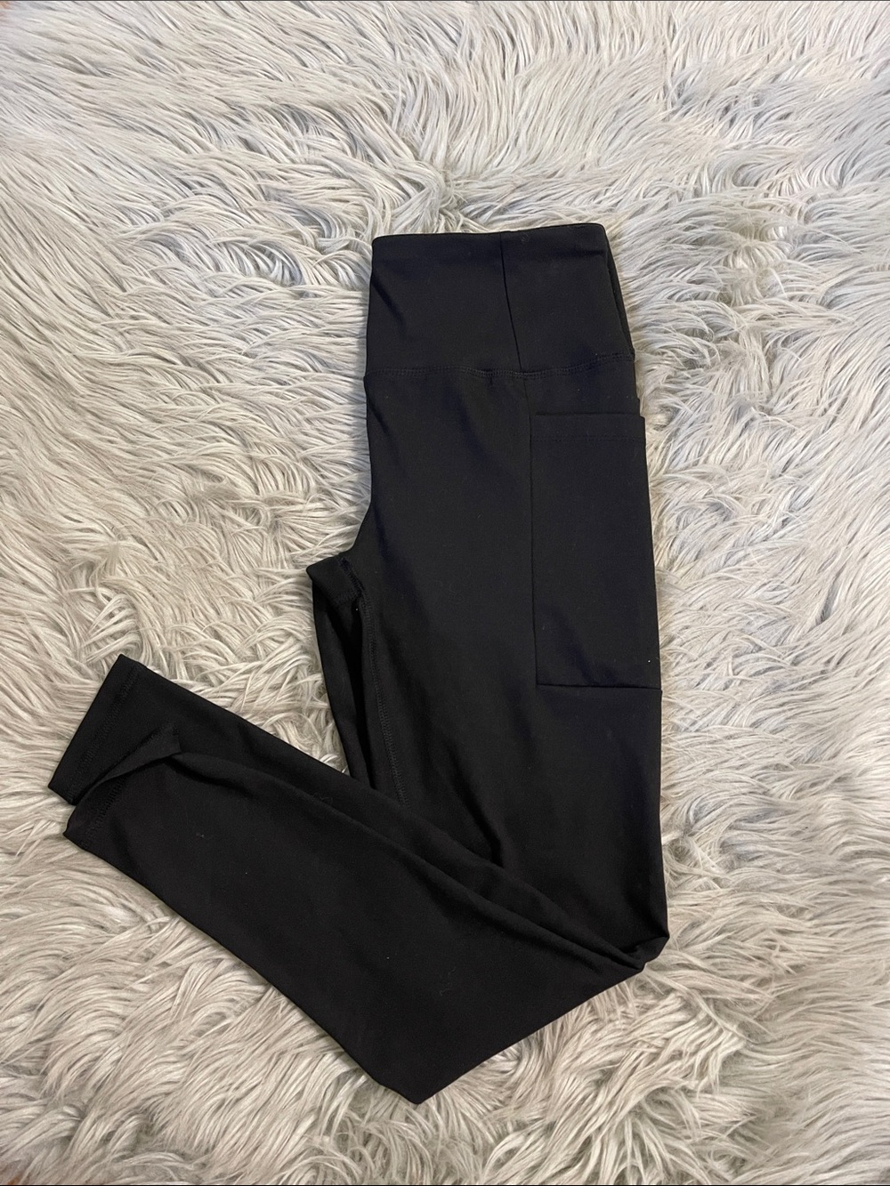 Juicy Couture Black High-Waist Leggings with Side Pocket